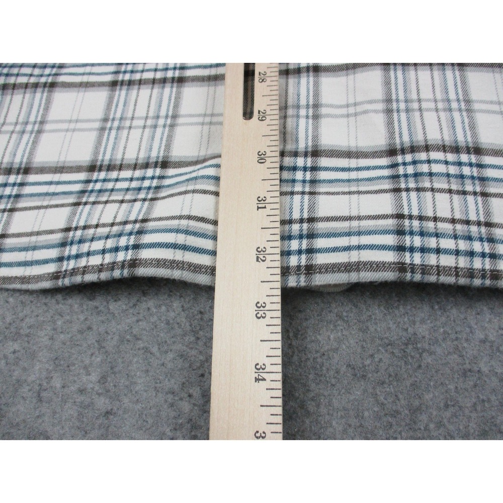 Carhartt Shirt Mens 3XL XXXL Off White Cream Rugged Flex Flannel Work Wear - Picture 10 of 11